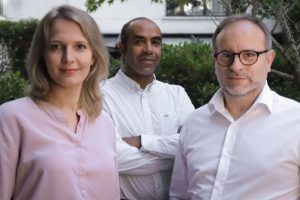 Iuliia, Pierre et Matthieu, co-fondateurs de Kisaco et créateurs de Kisaco Maker, outil d'écoconception, d'analyse du cycle de vie et de calcul d'éco-score.